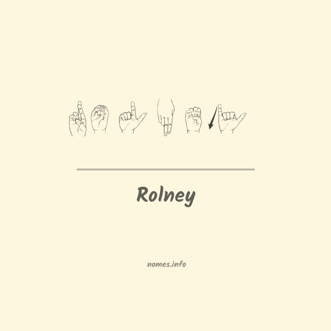 Rolney em Libras