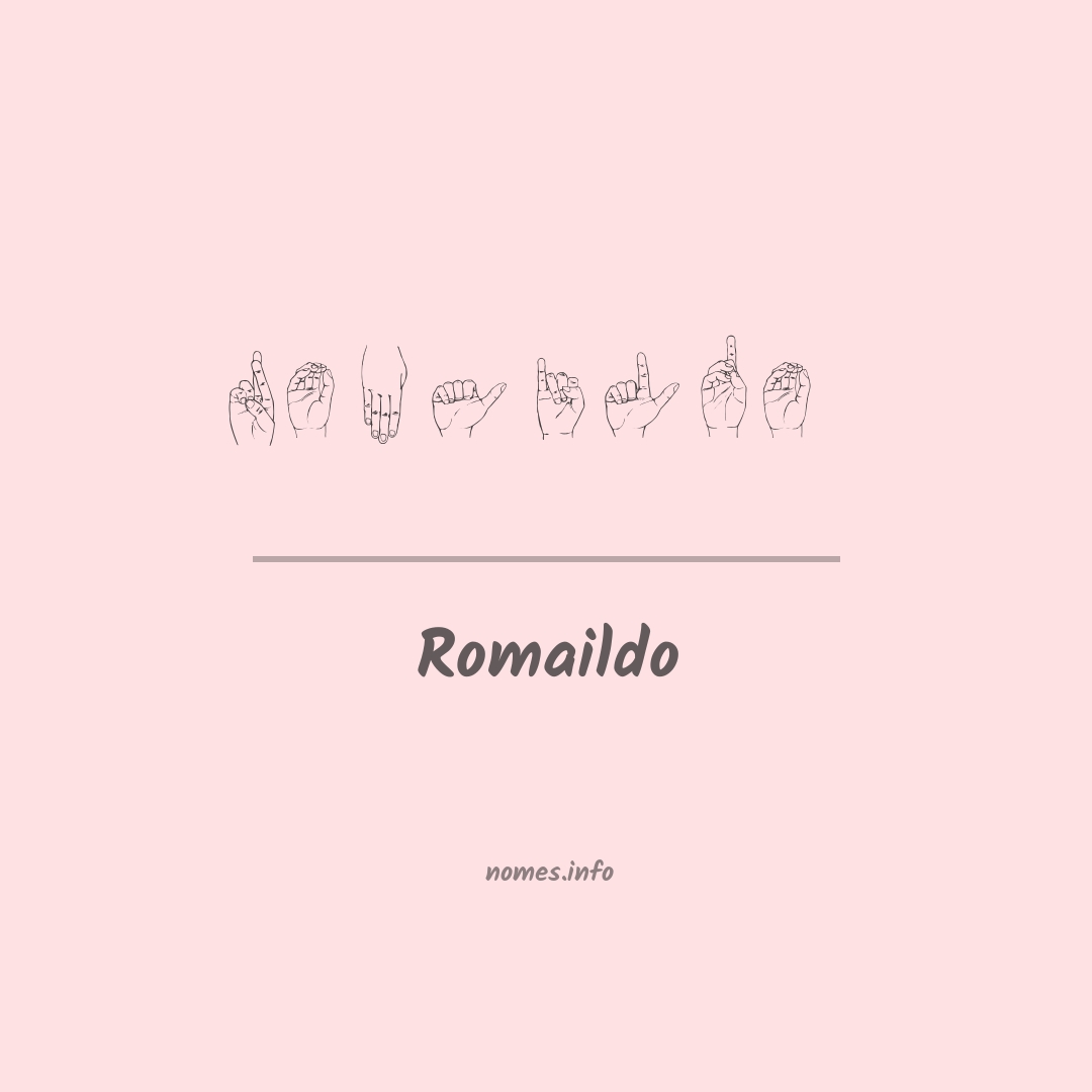 Romaildo em Libras