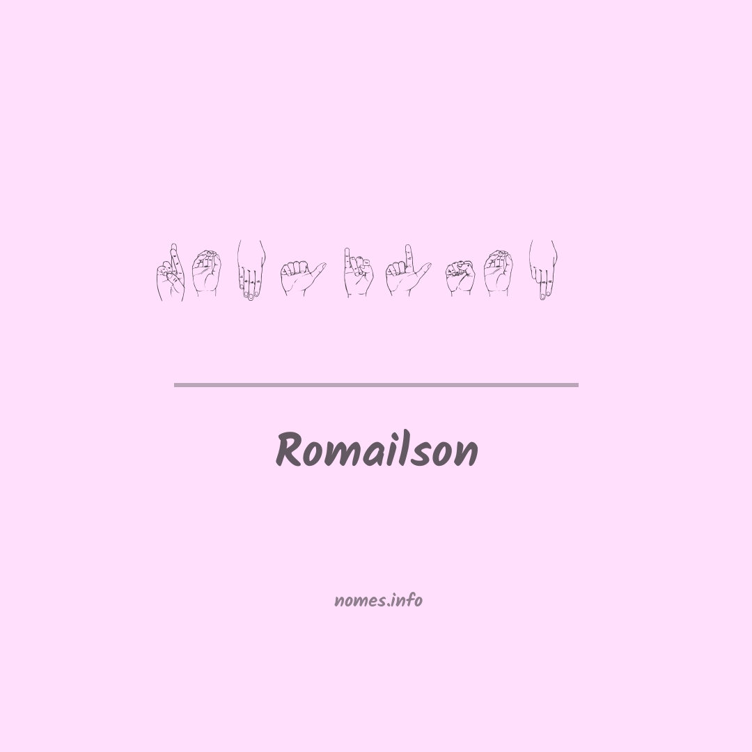 Romailson em Libras