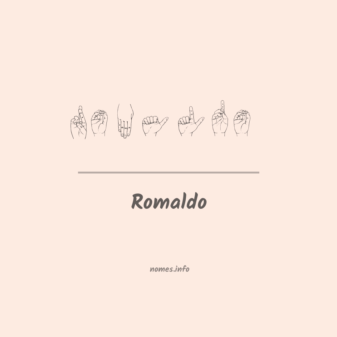 Romaldo em Libras