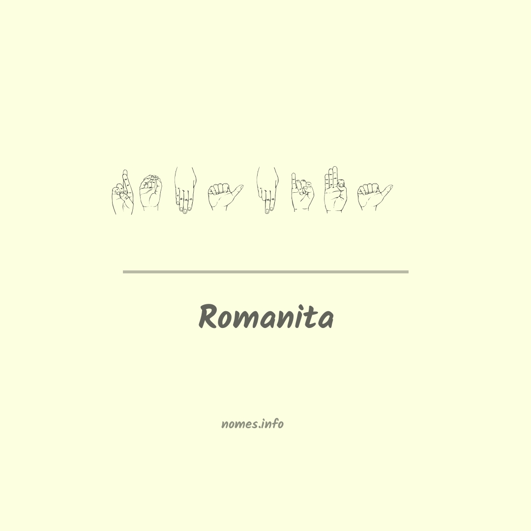 Romanita em Libras