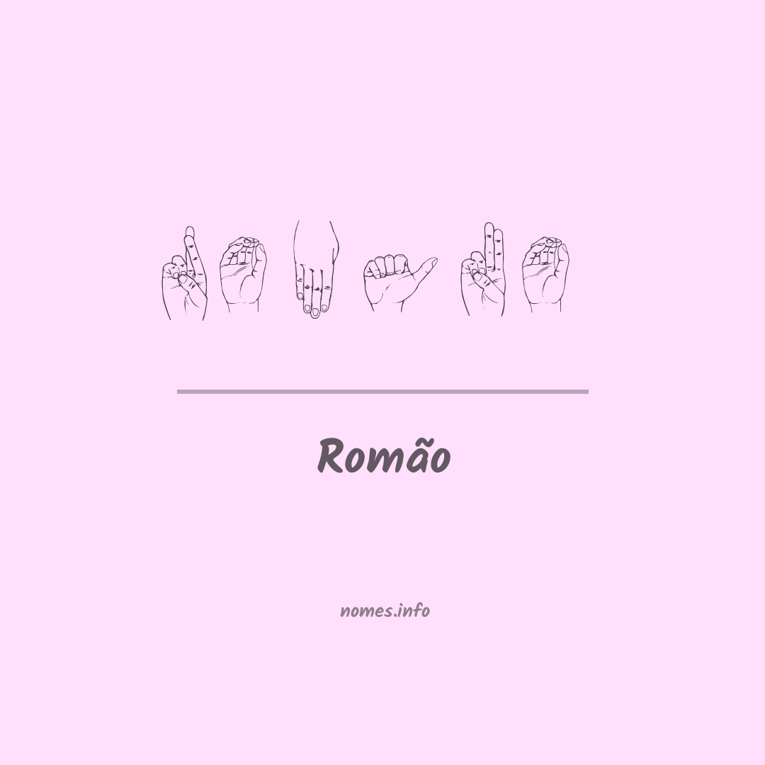 Romão em Libras