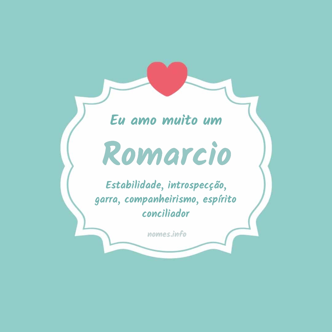 Eu amo muito Romarcio