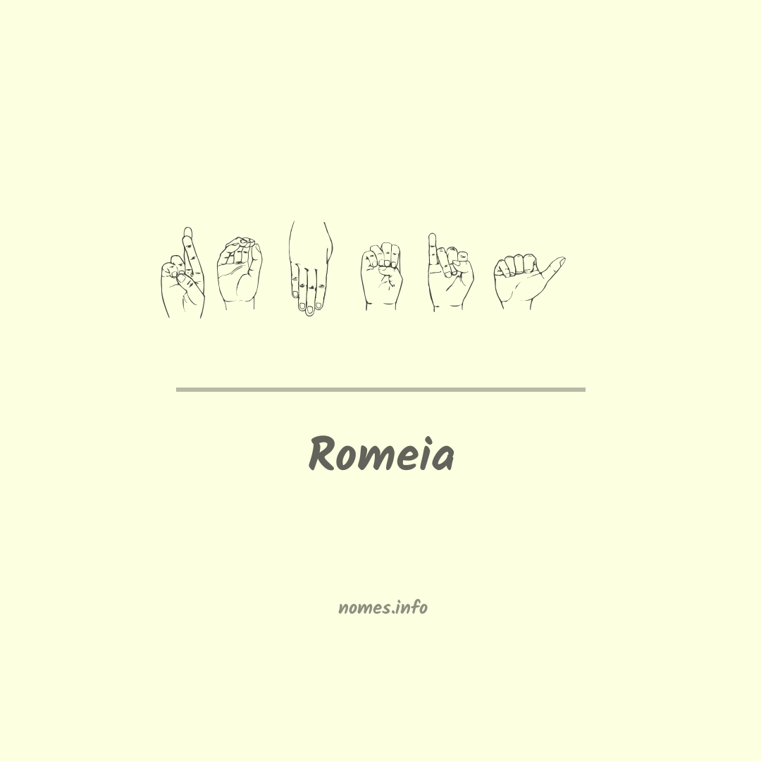 Romeia em Libras