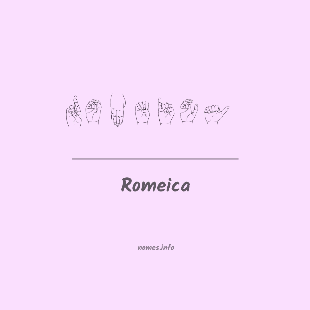 Romeica em Libras