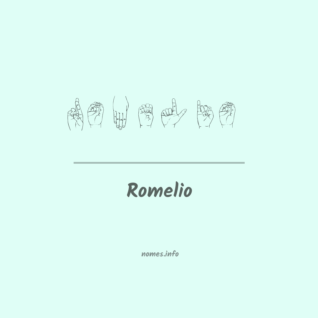 Romelio em Libras