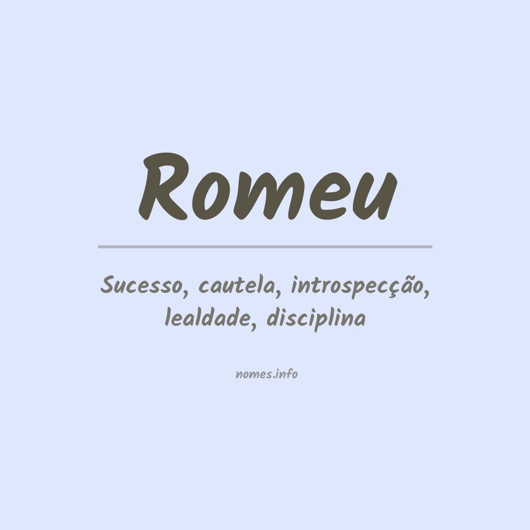 Significado do nome Romeu