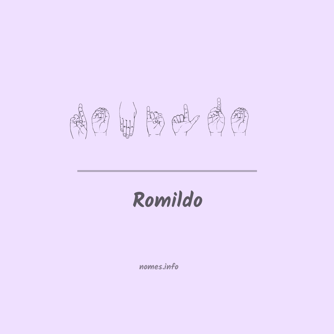 Romildo em Libras