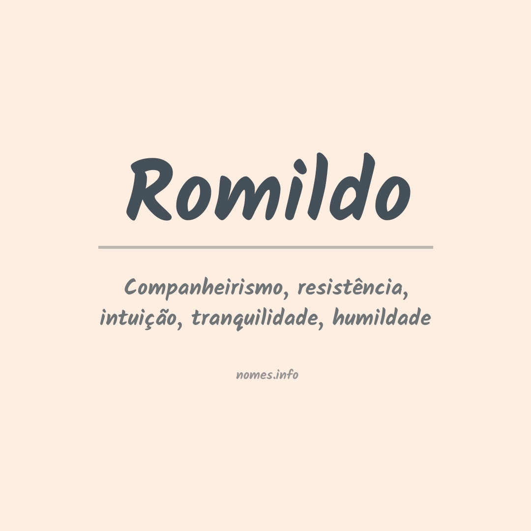 Significado do nome Romildo