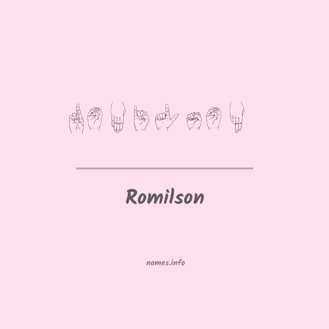 Romilson em Libras