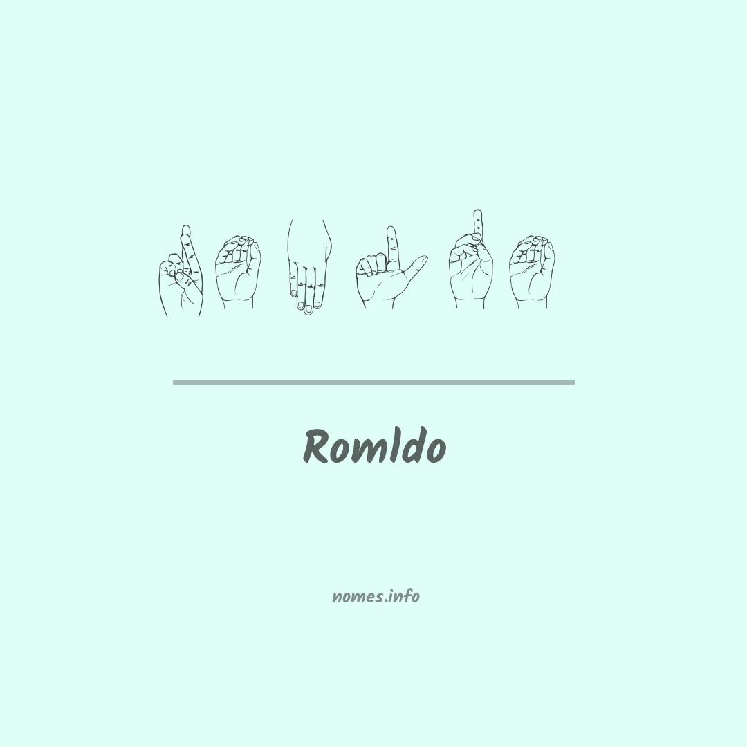 Romldo em Libras