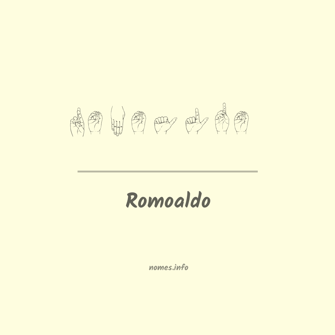 Romoaldo em Libras