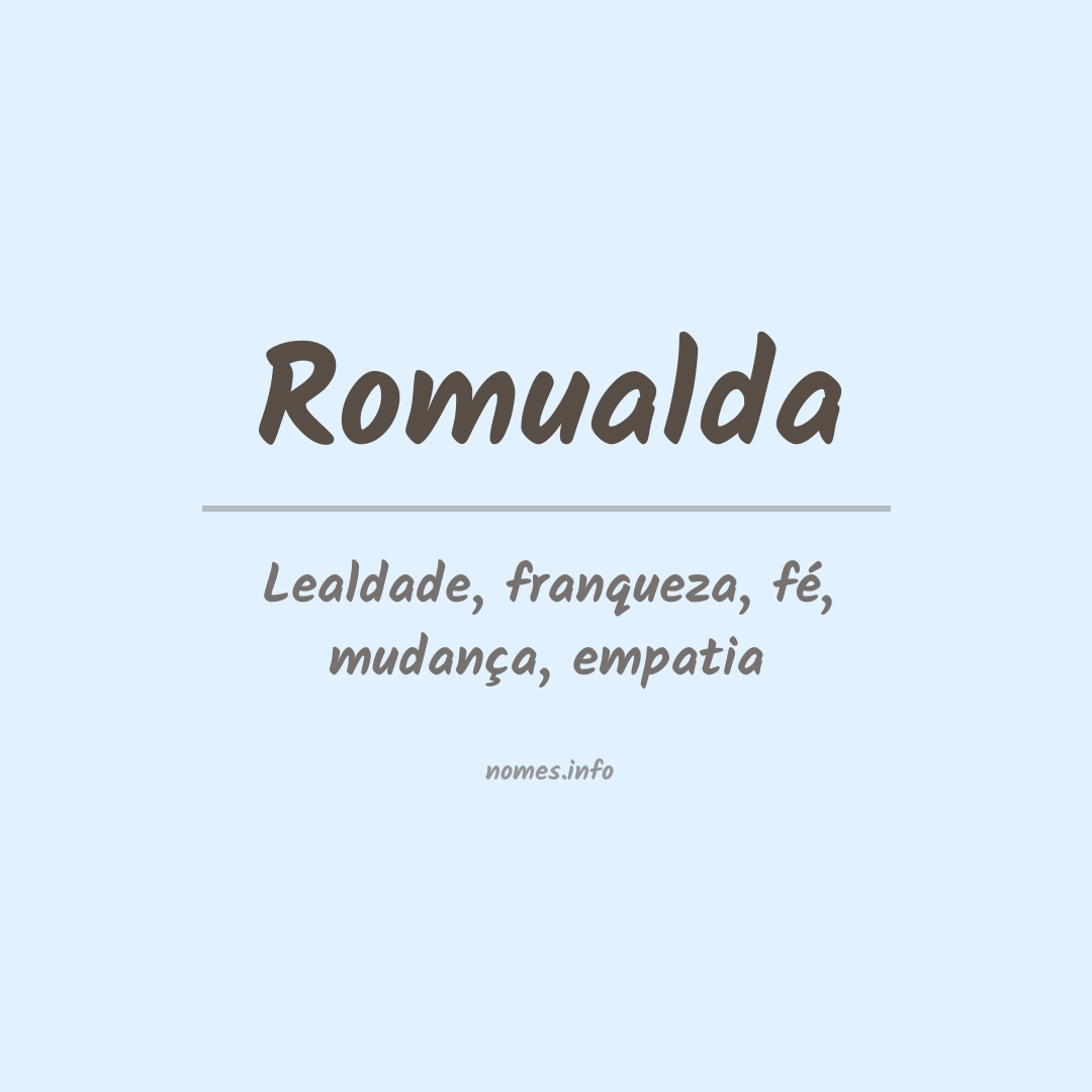 Significado do nome Romualda