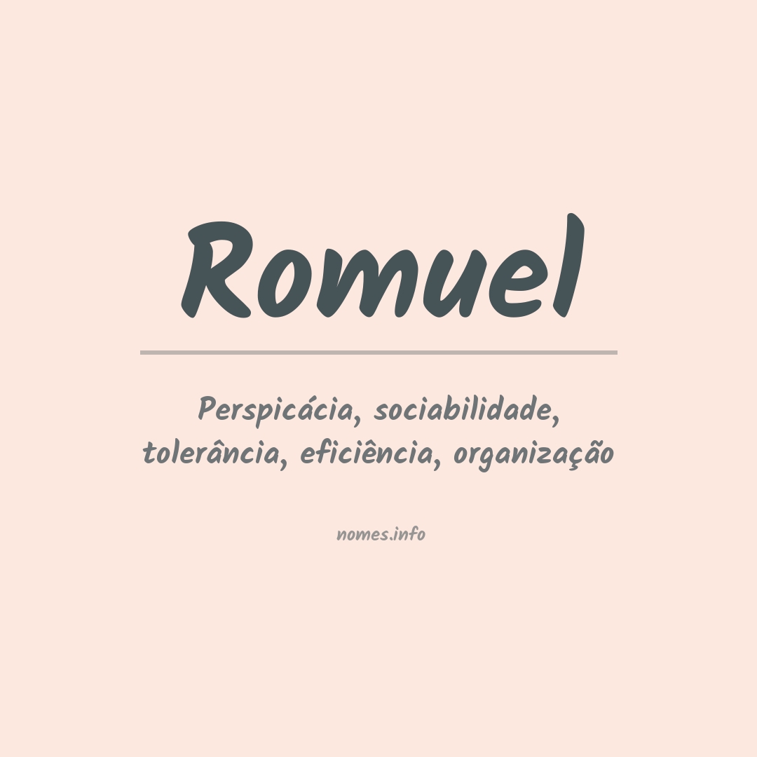 Significado do nome Romuel