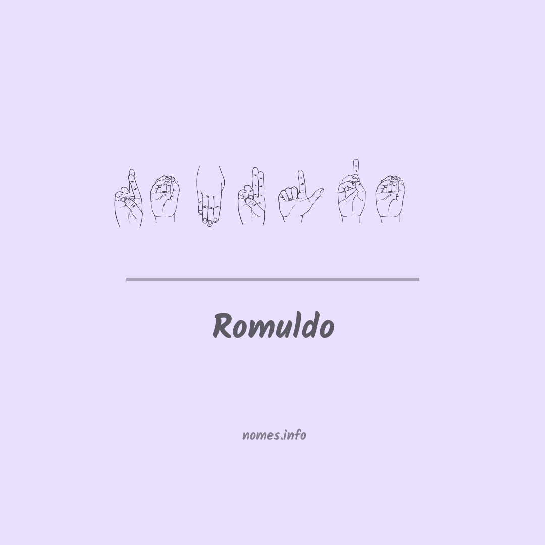 Romuldo em Libras