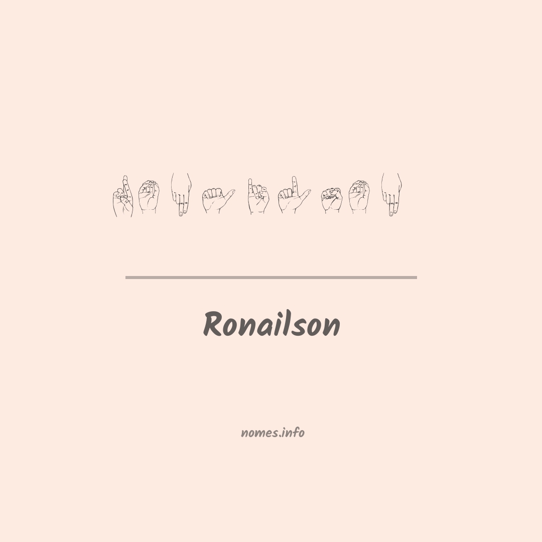 Ronailson em Libras