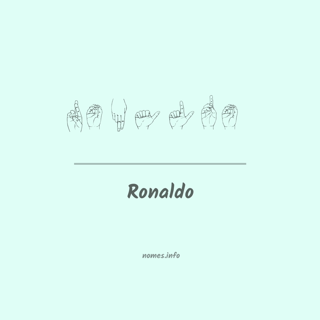 Ronaldo em Libras