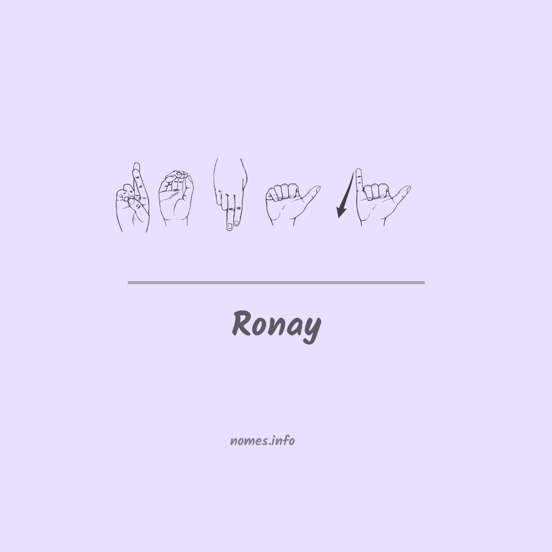Ronay em Libras