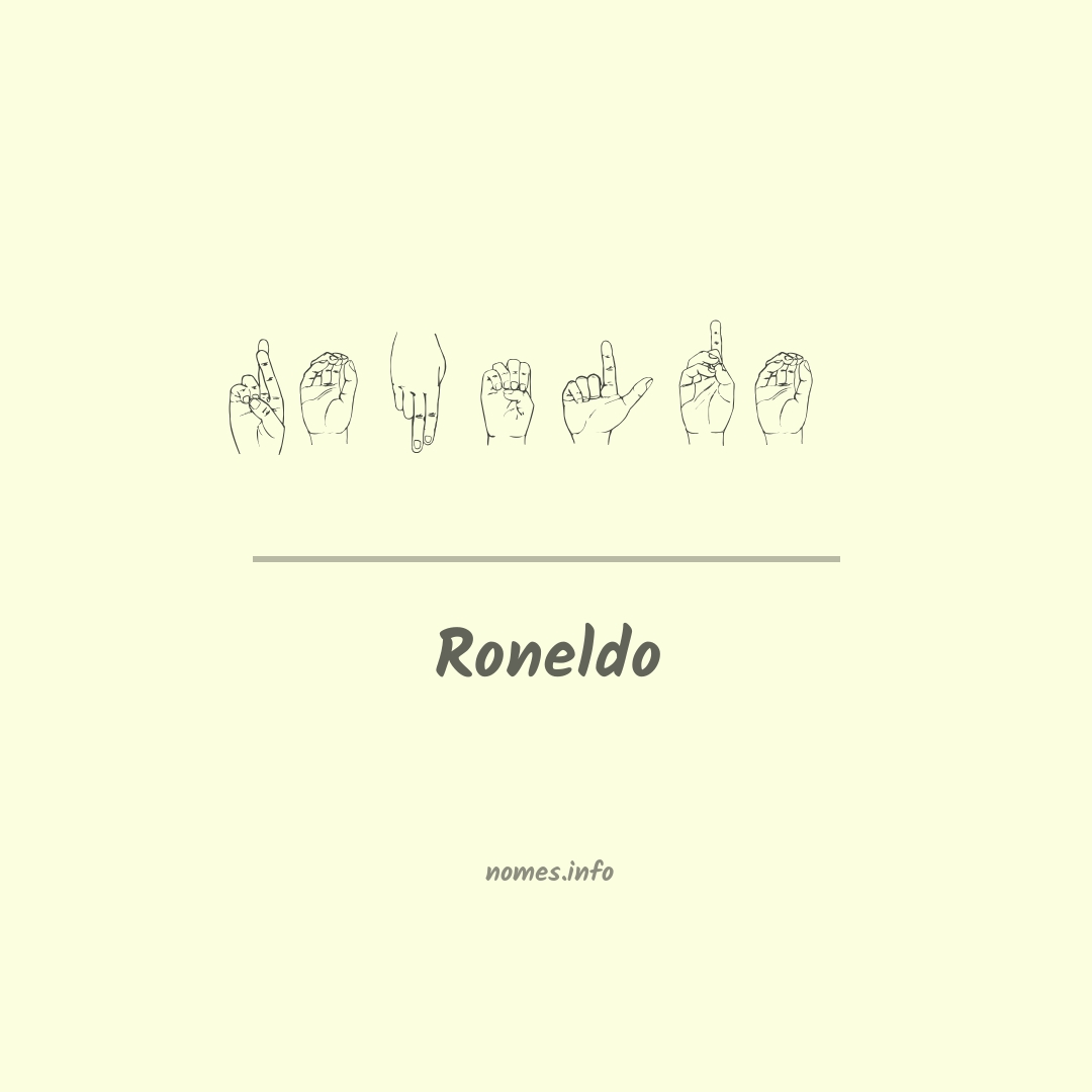 Roneldo em Libras