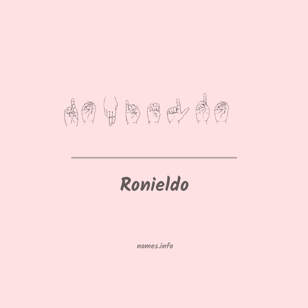 Ronieldo em Libras