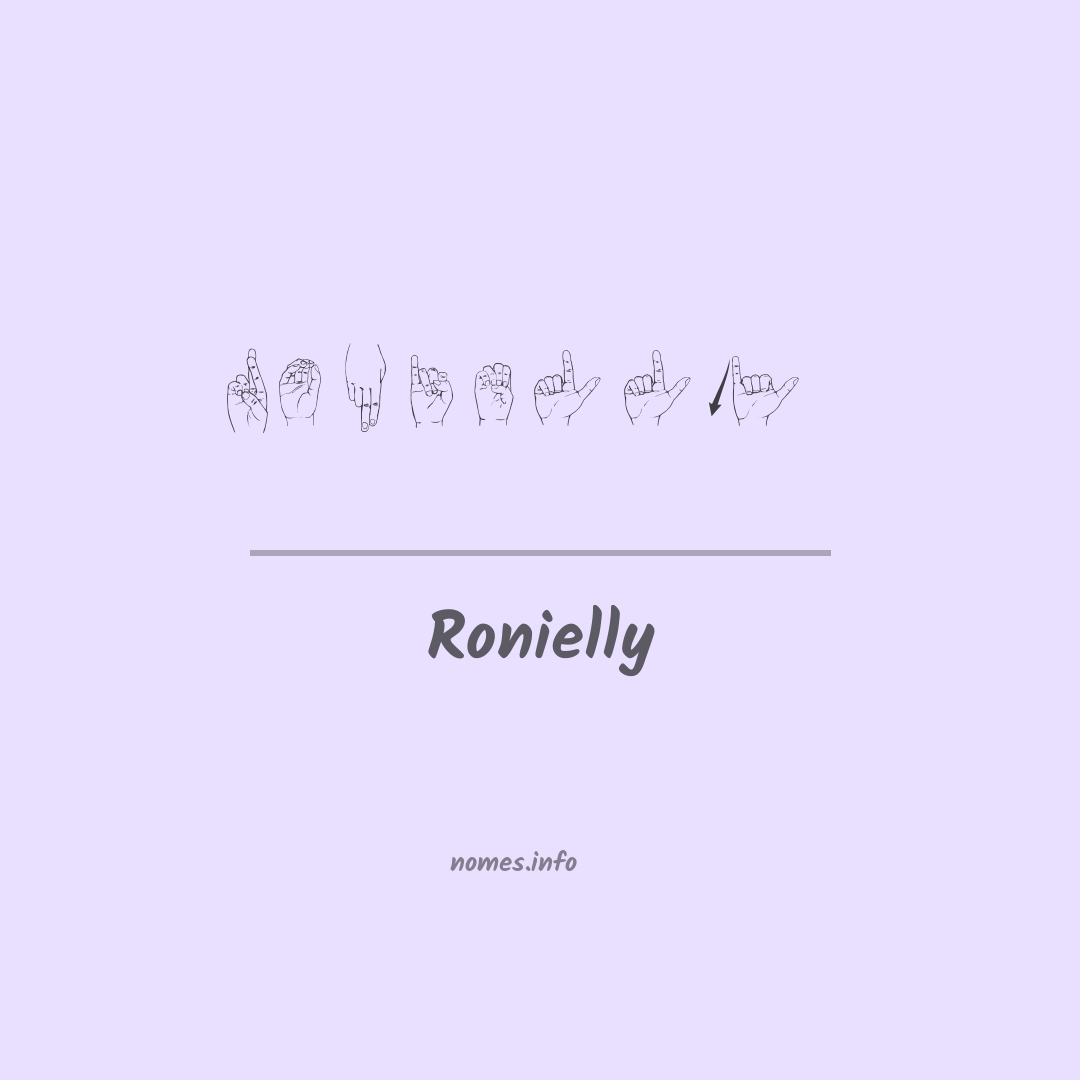 Ronielly em Libras