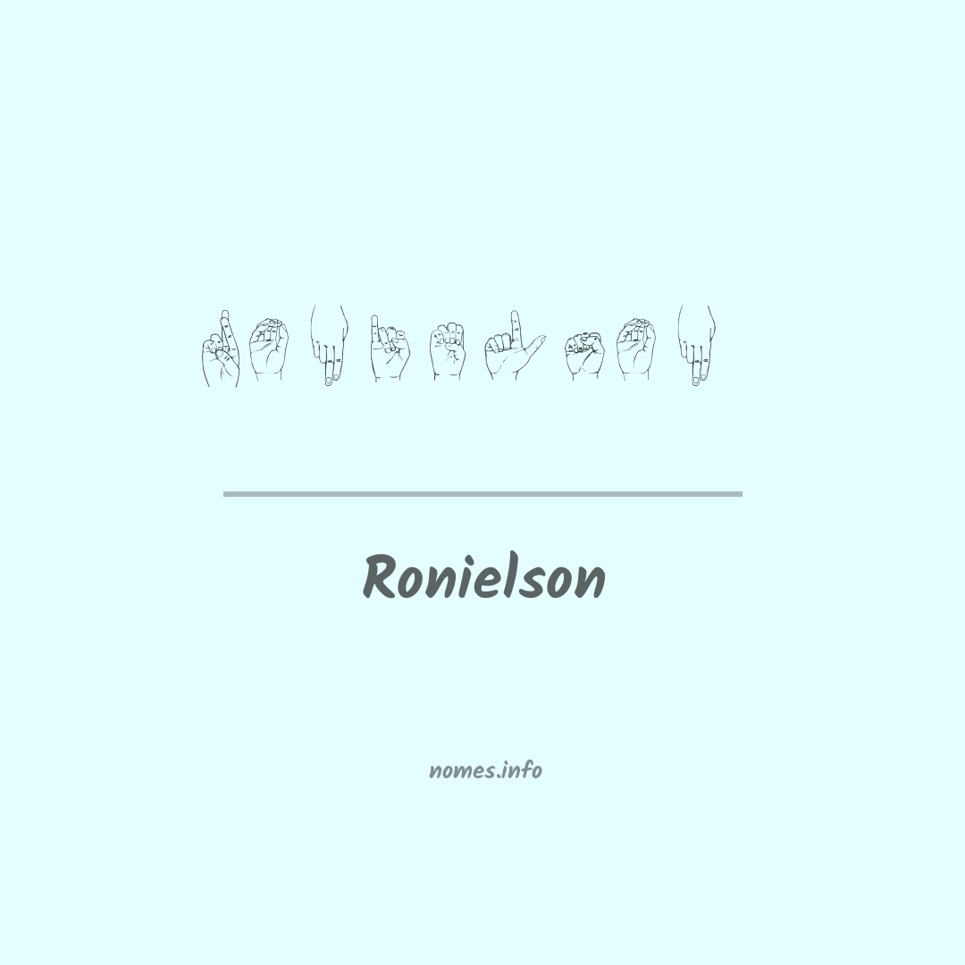 Ronielson em Libras