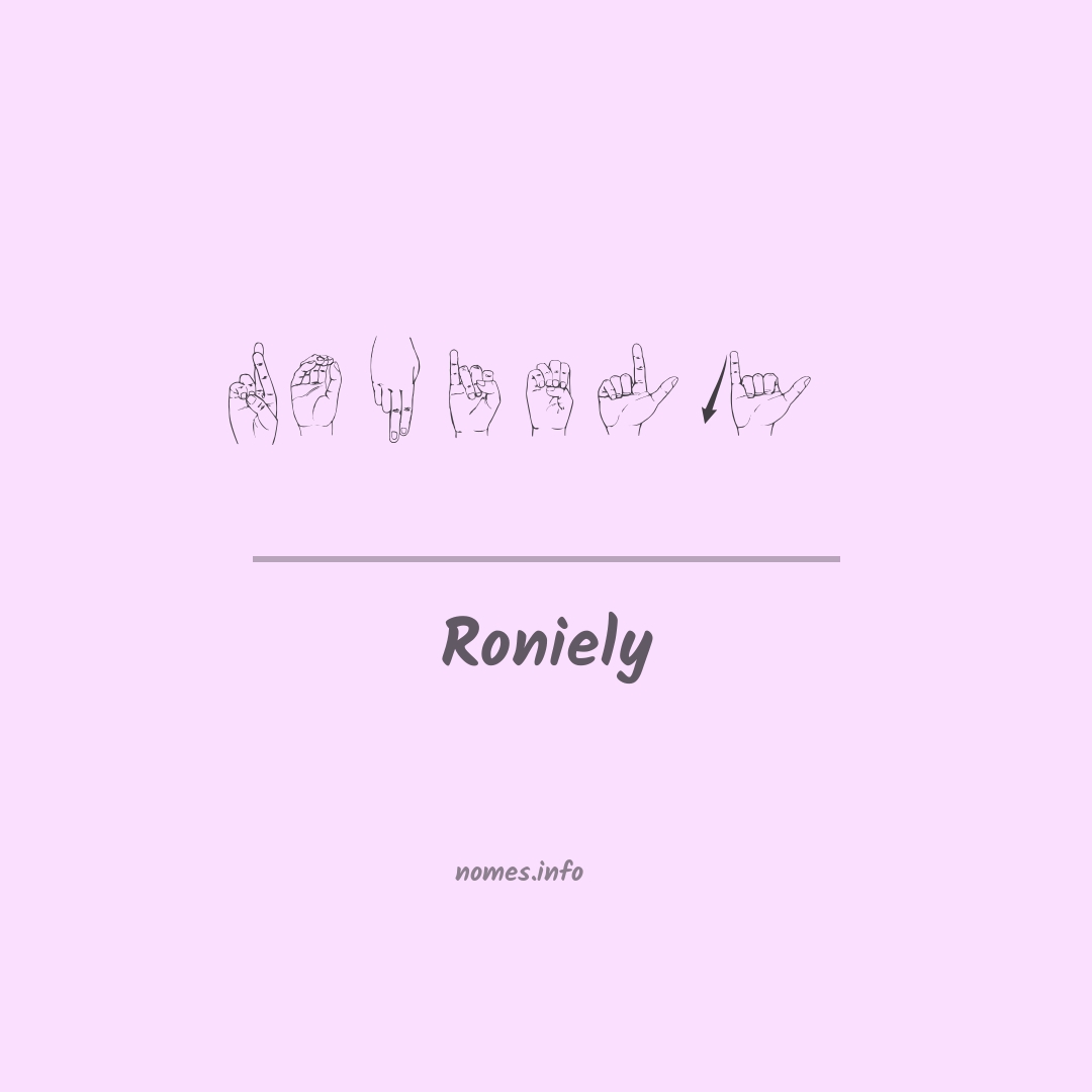 Roniely em Libras