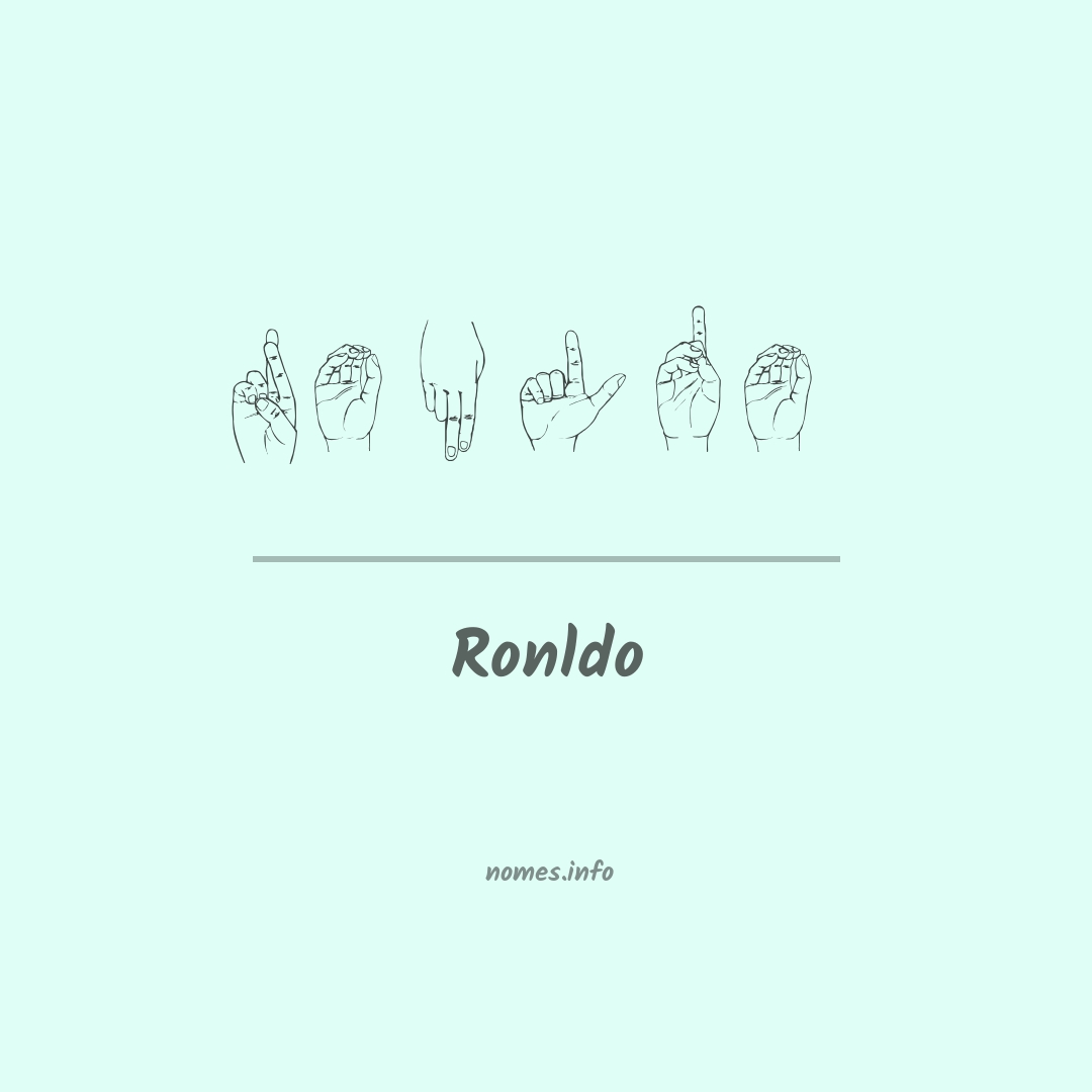 Ronldo em Libras