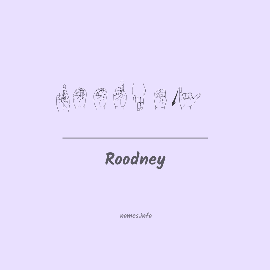 Roodney em Libras