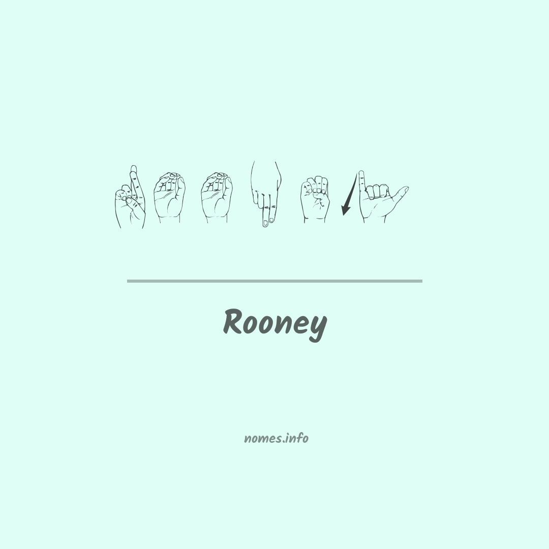 Rooney em Libras