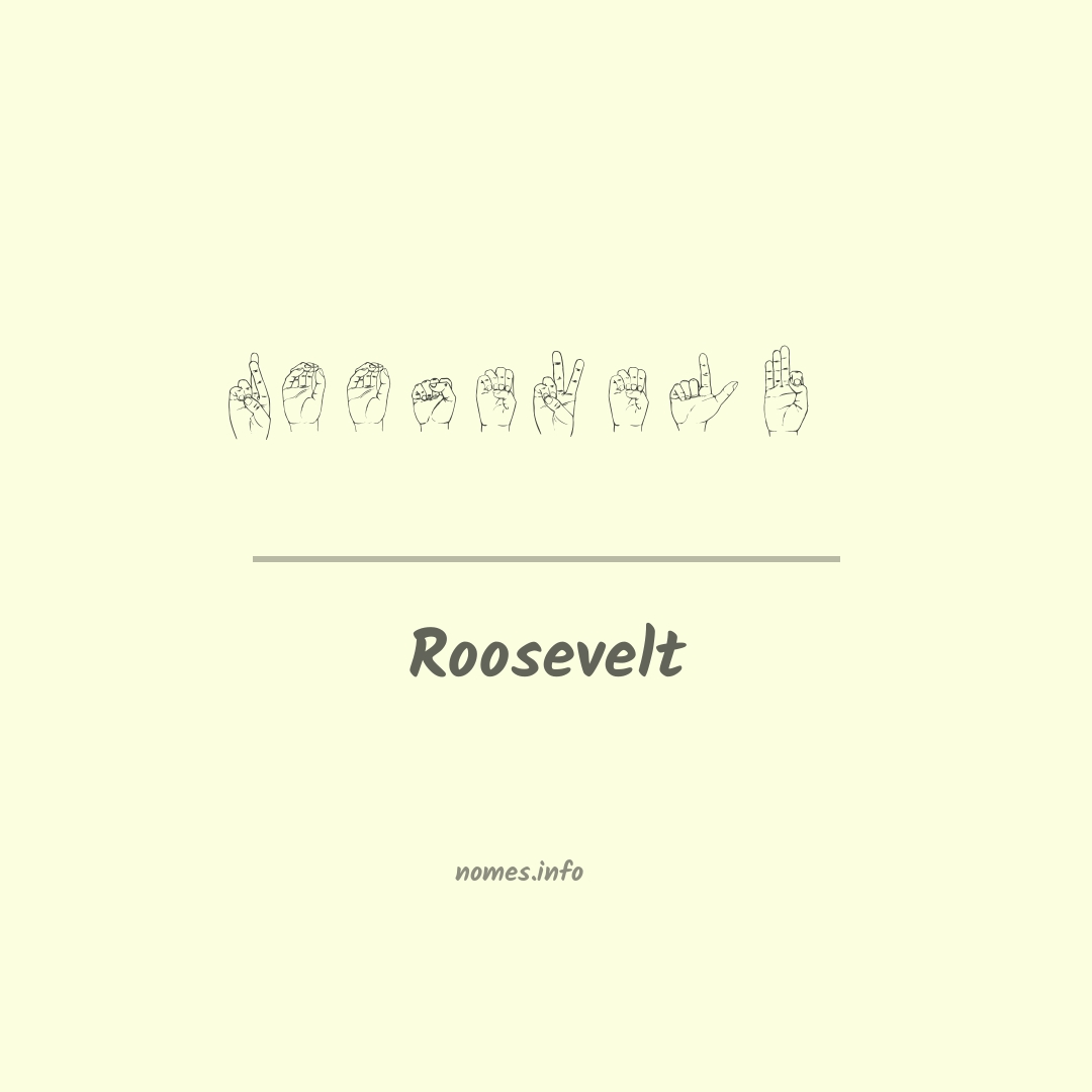Roosevelt em Libras