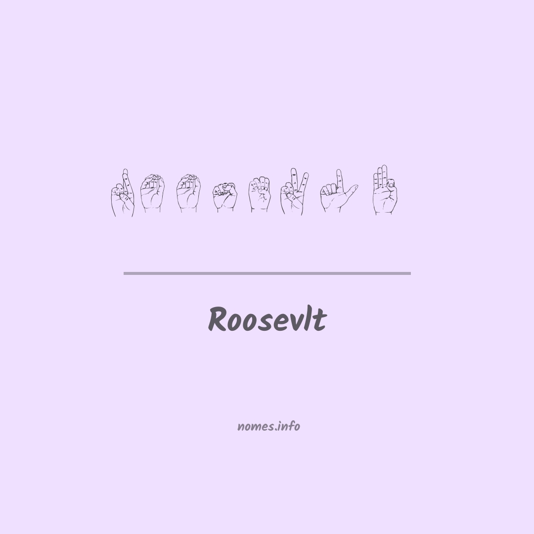 Roosevlt em Libras