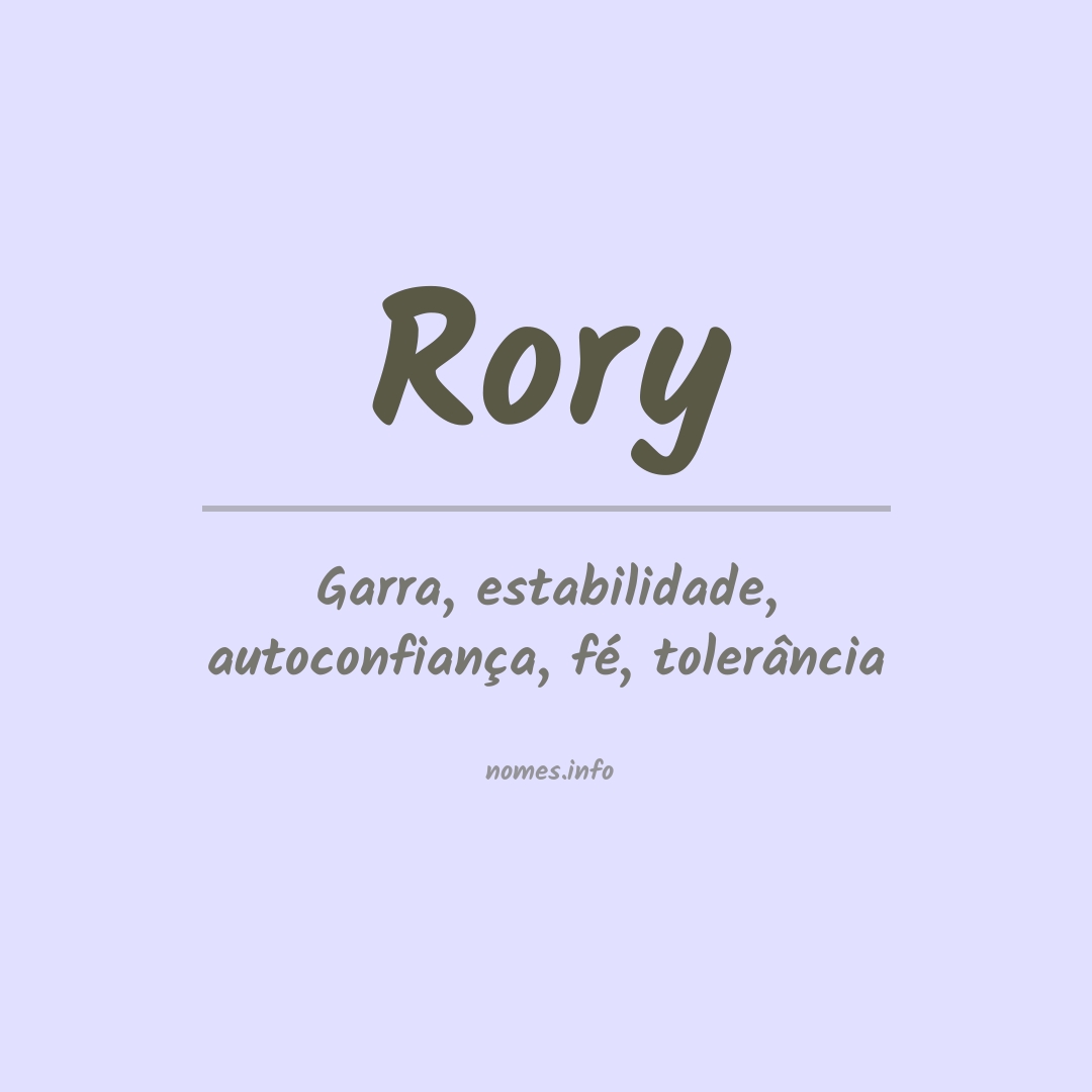 Significado do nome Rory