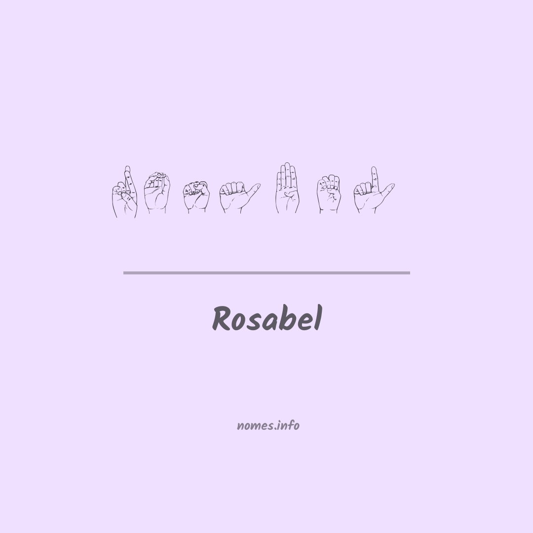 Rosabel em Libras