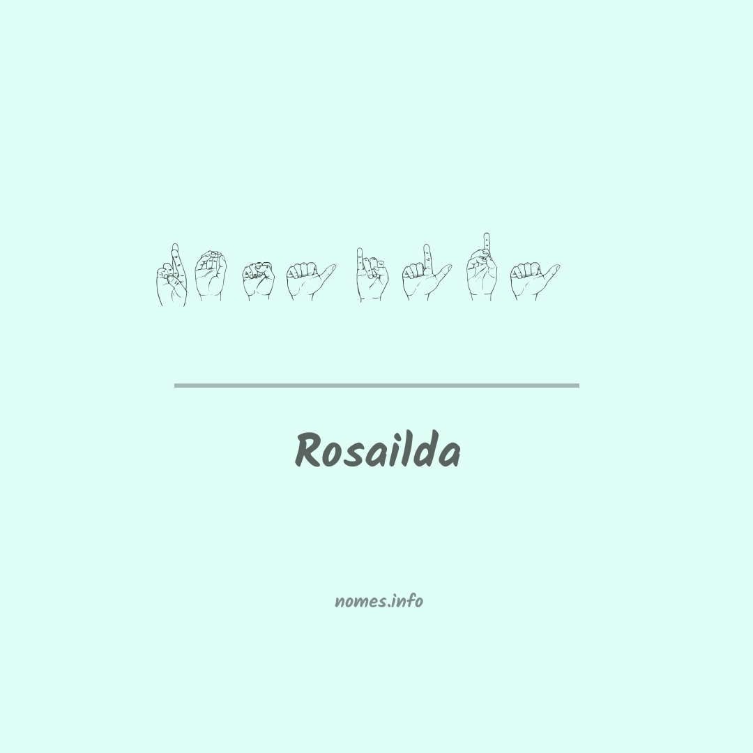 Rosailda em Libras Rosailda em Libras