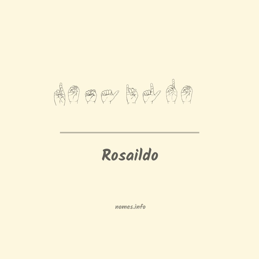 Rosaildo em Libras