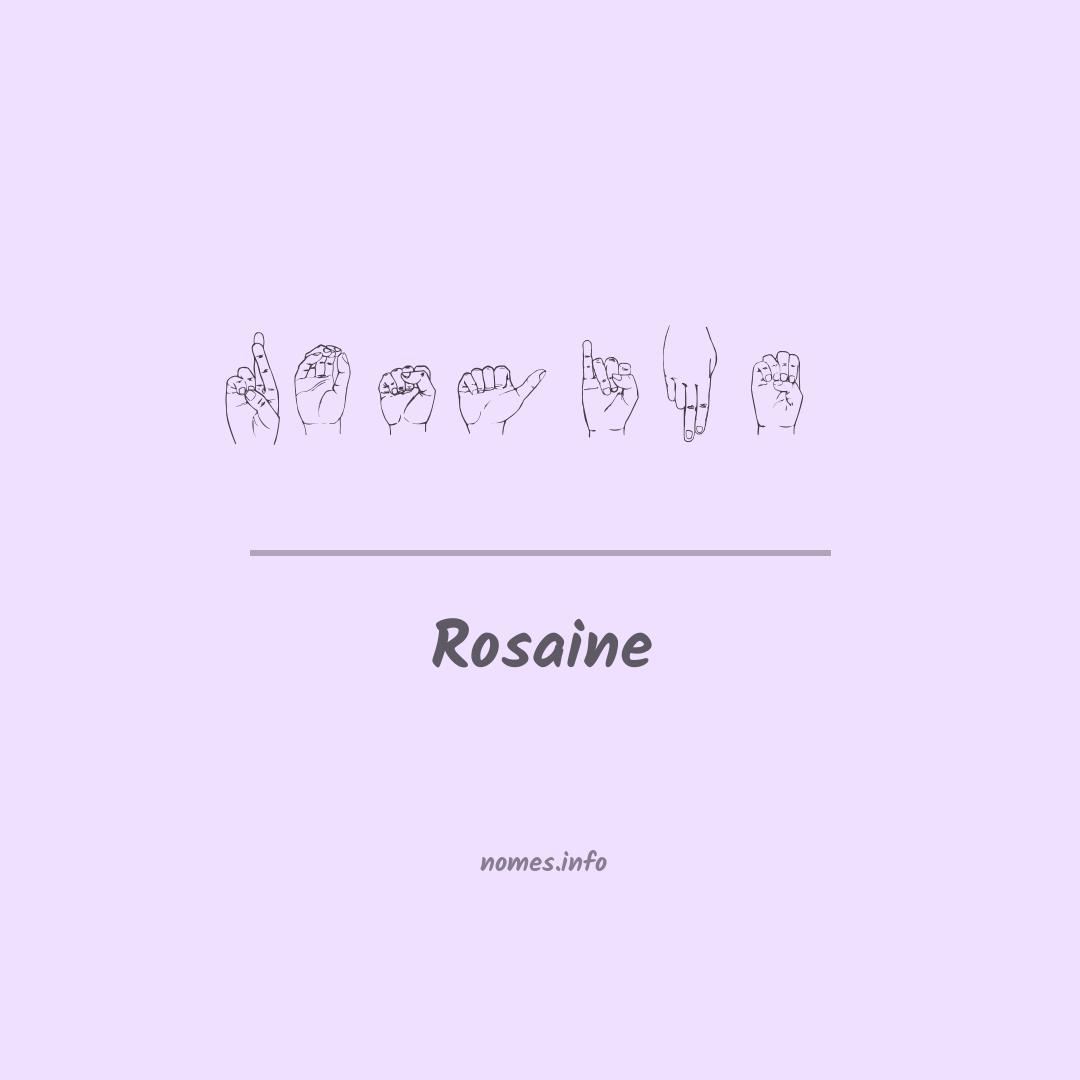 Rosaine em Libras