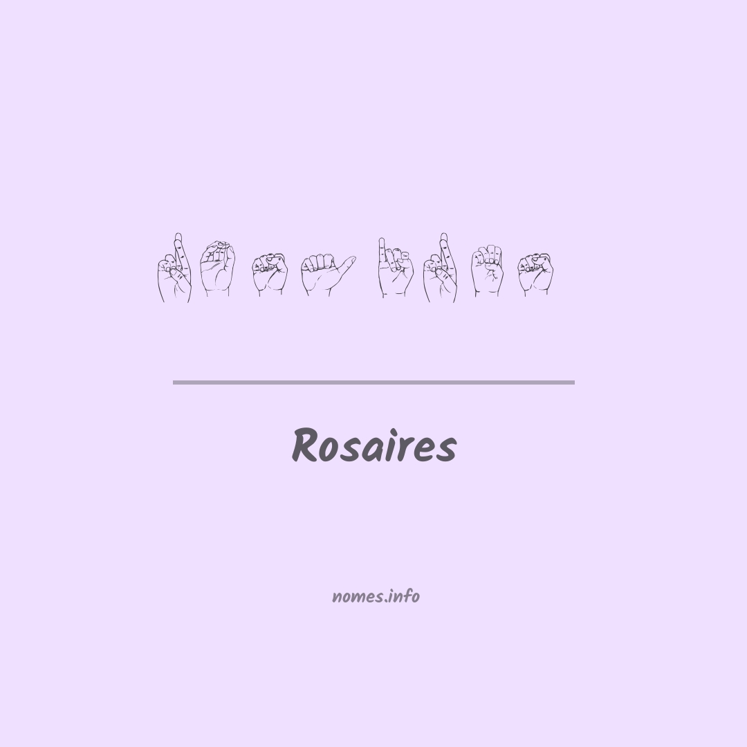 Rosaires em Libras
