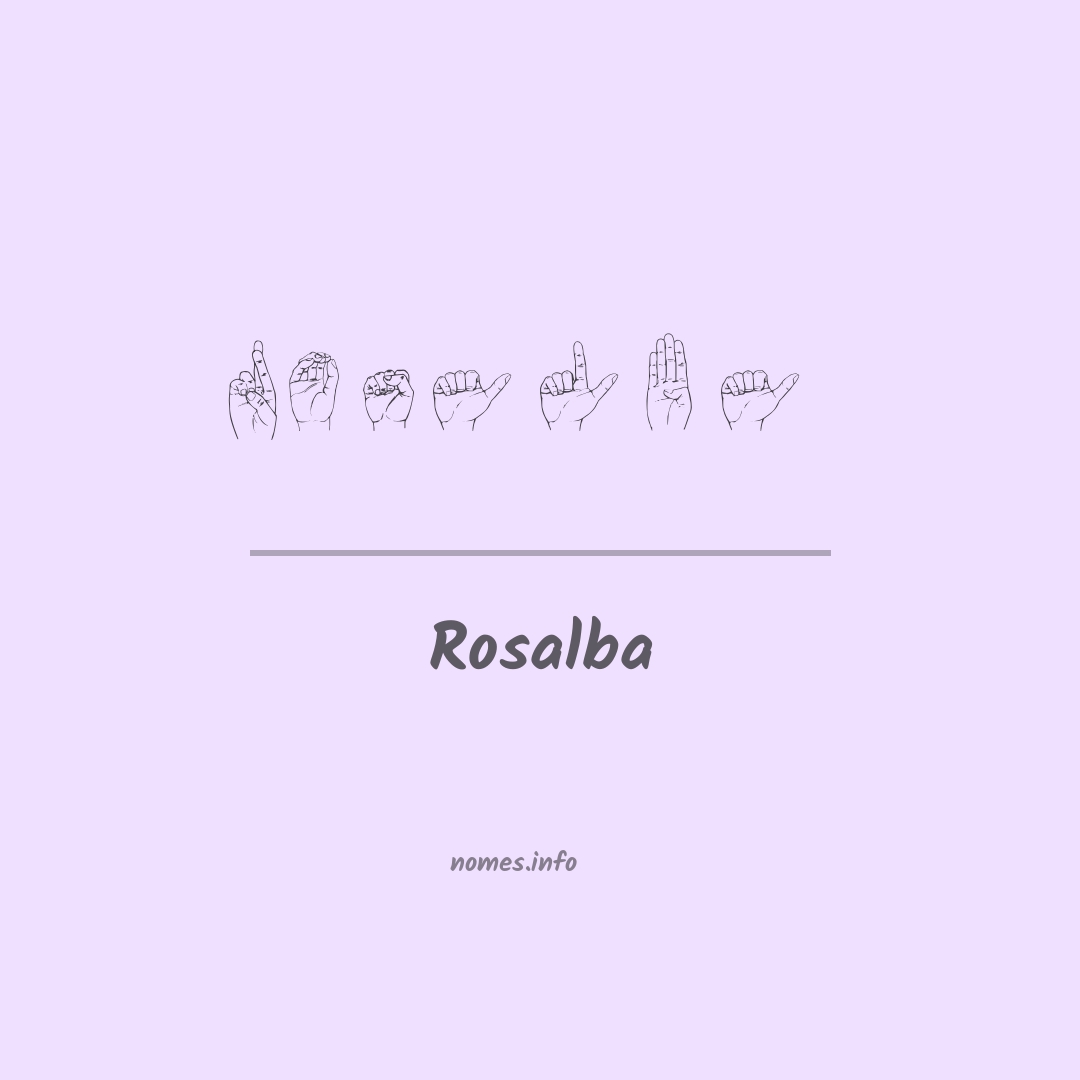 Rosalba em Libras