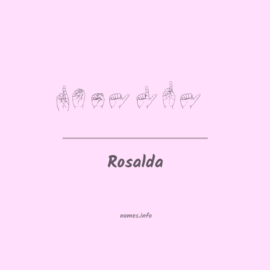 Rosalda em Libras Rosalda em Libras