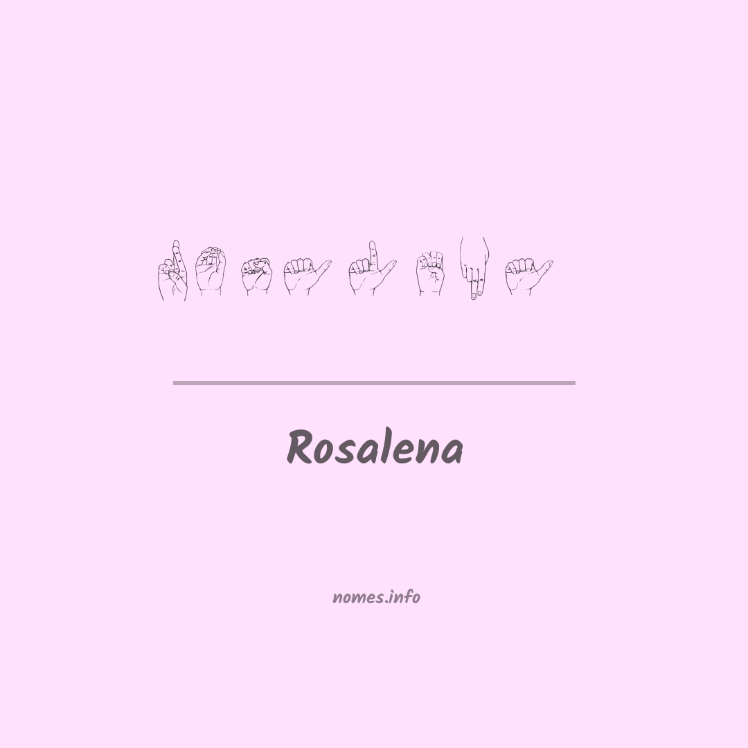 Rosalena em Libras