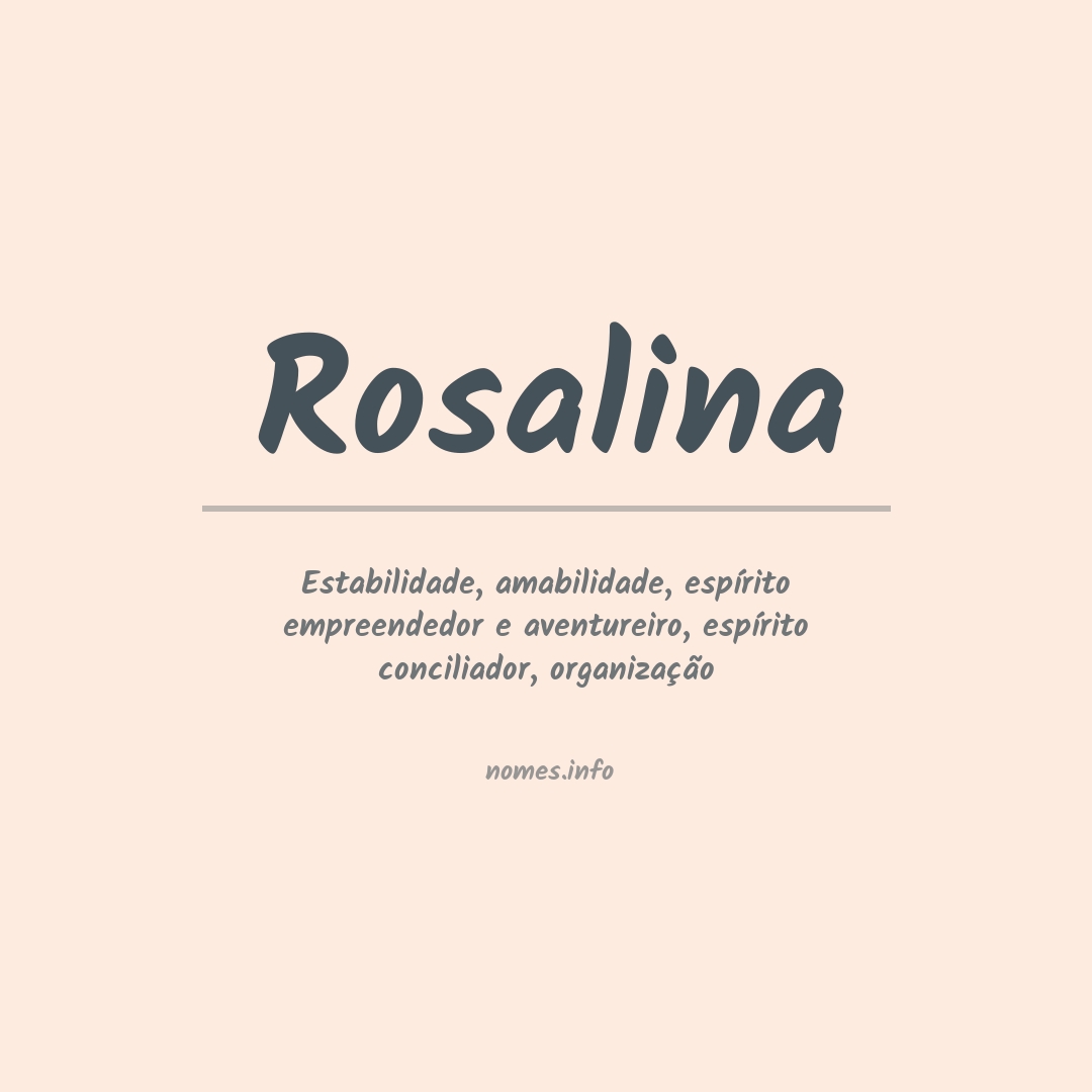 Significado do nome Rosalina