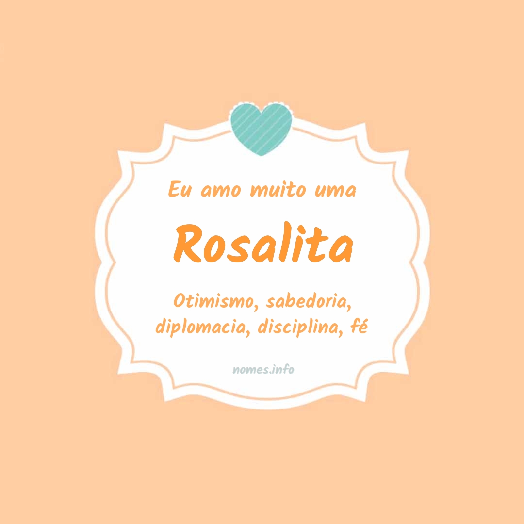 Eu amo muito Rosalita
