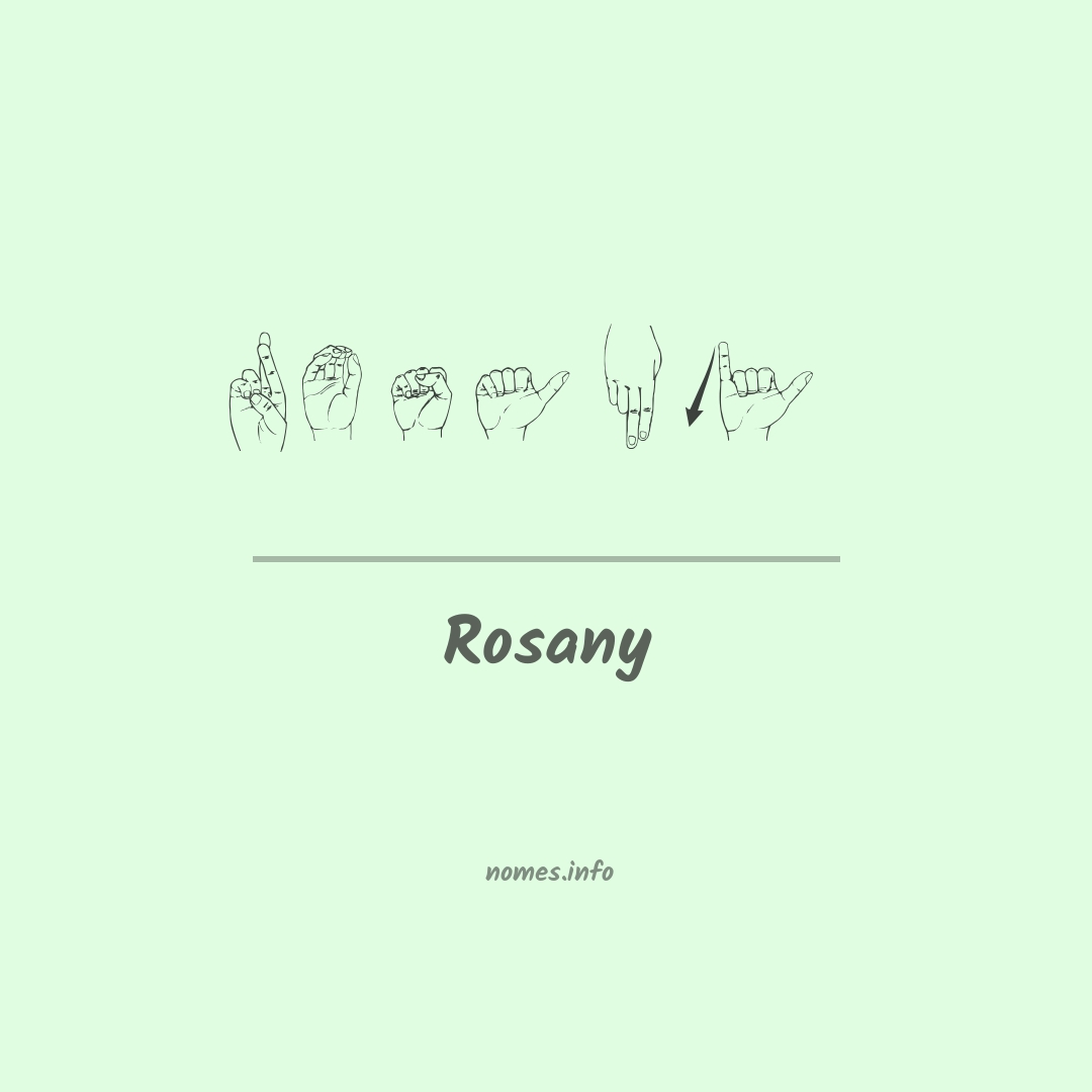 Rosany em Libras