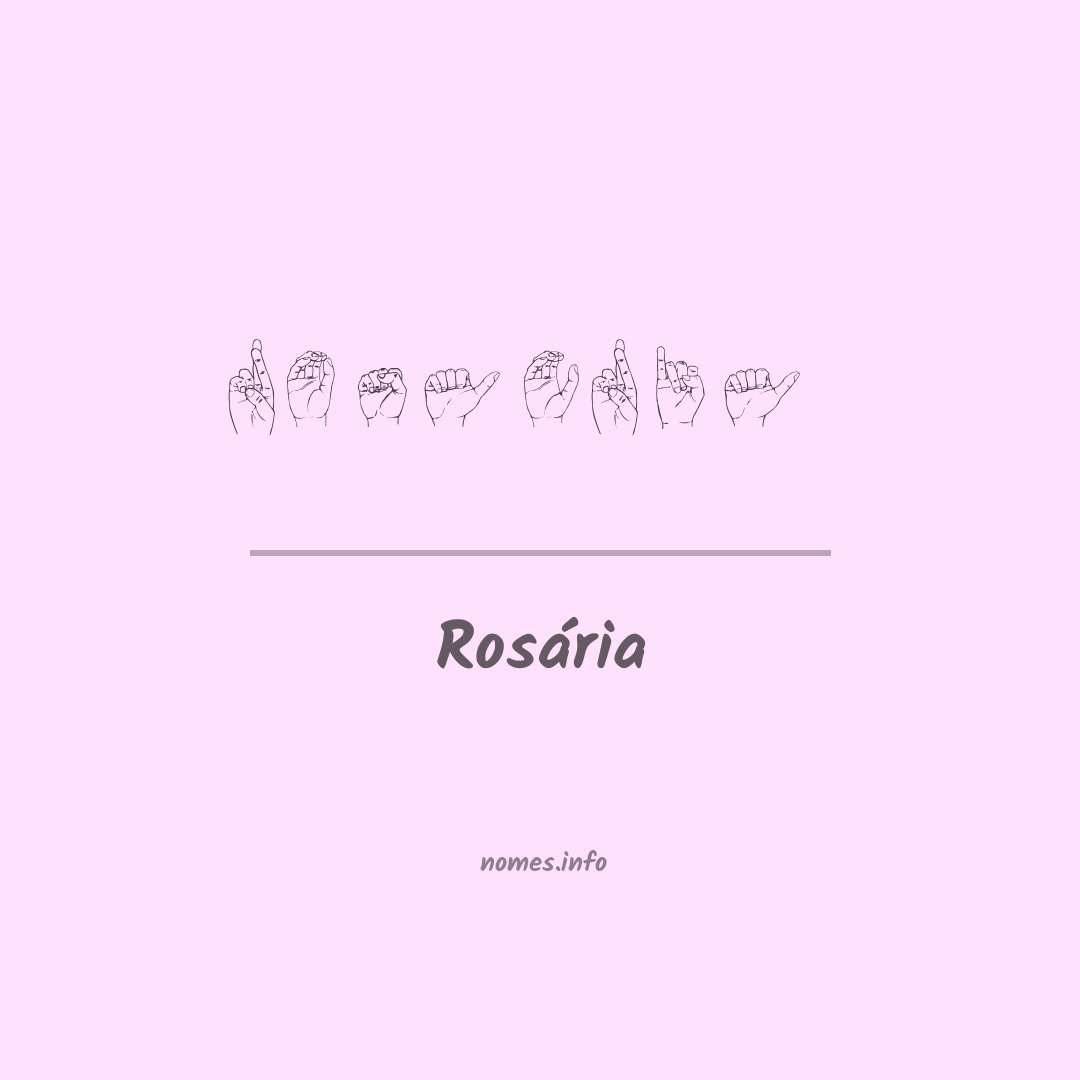 Rosária em Libras Rosária em Libras