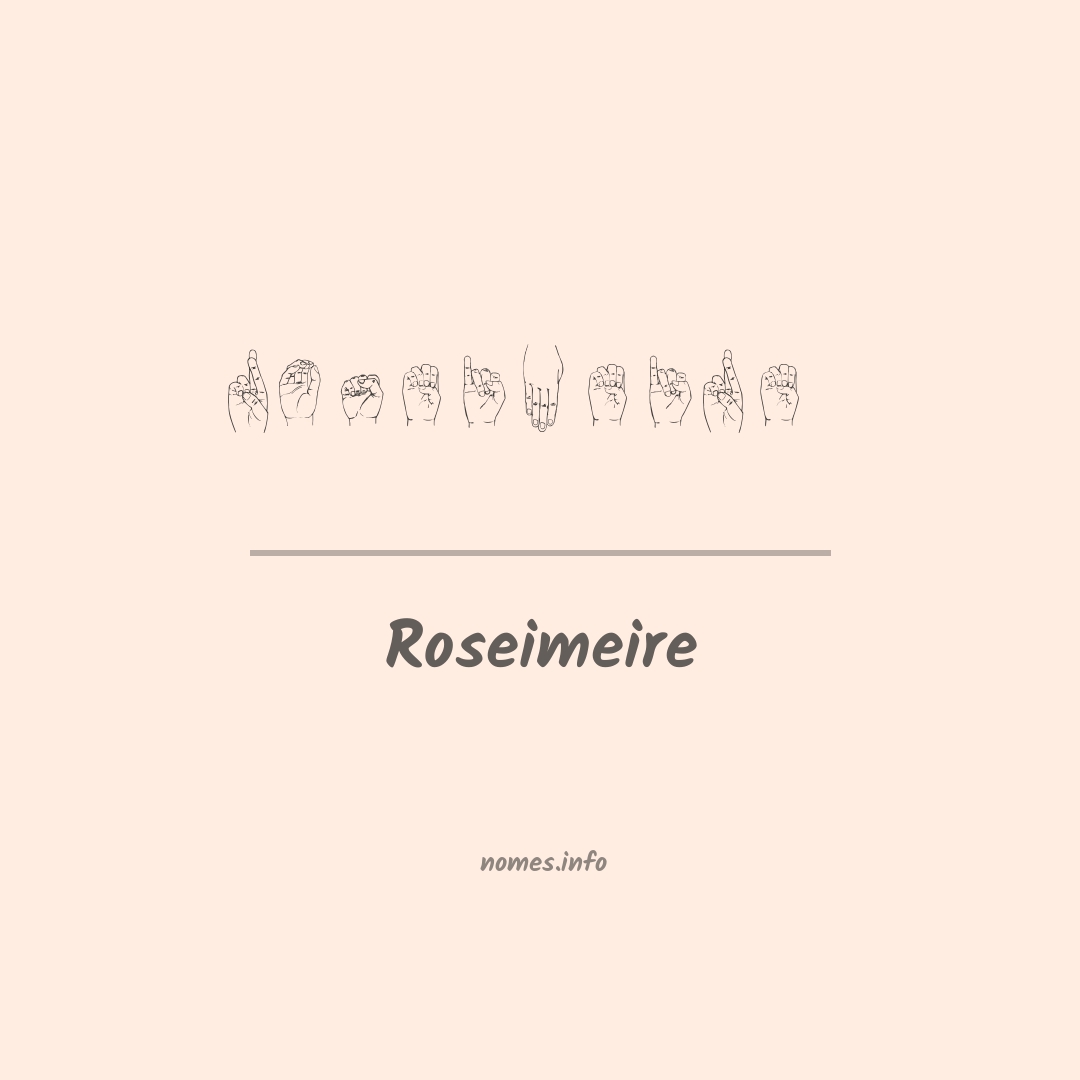 Roseimeire em Libras