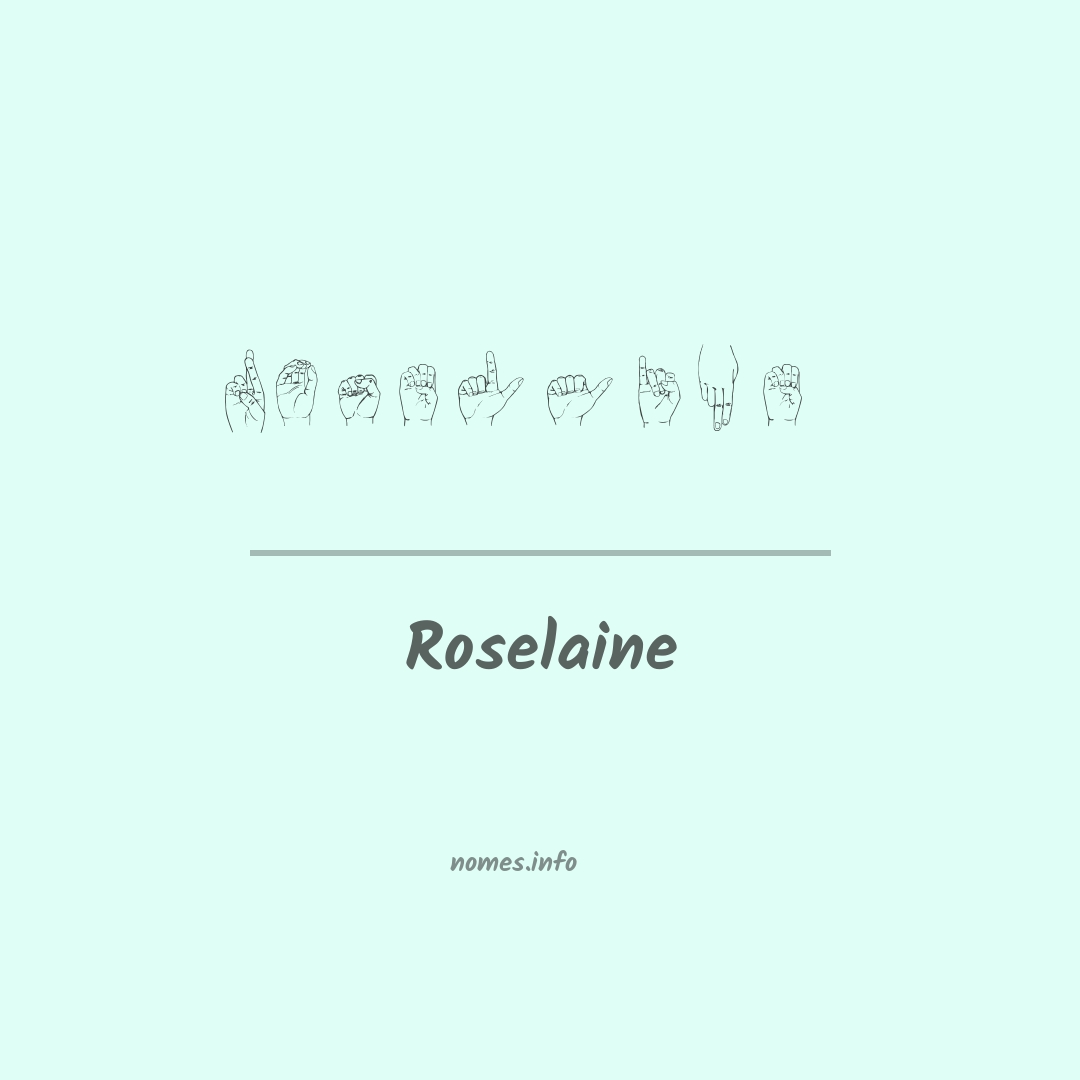 Roselaine em Libras