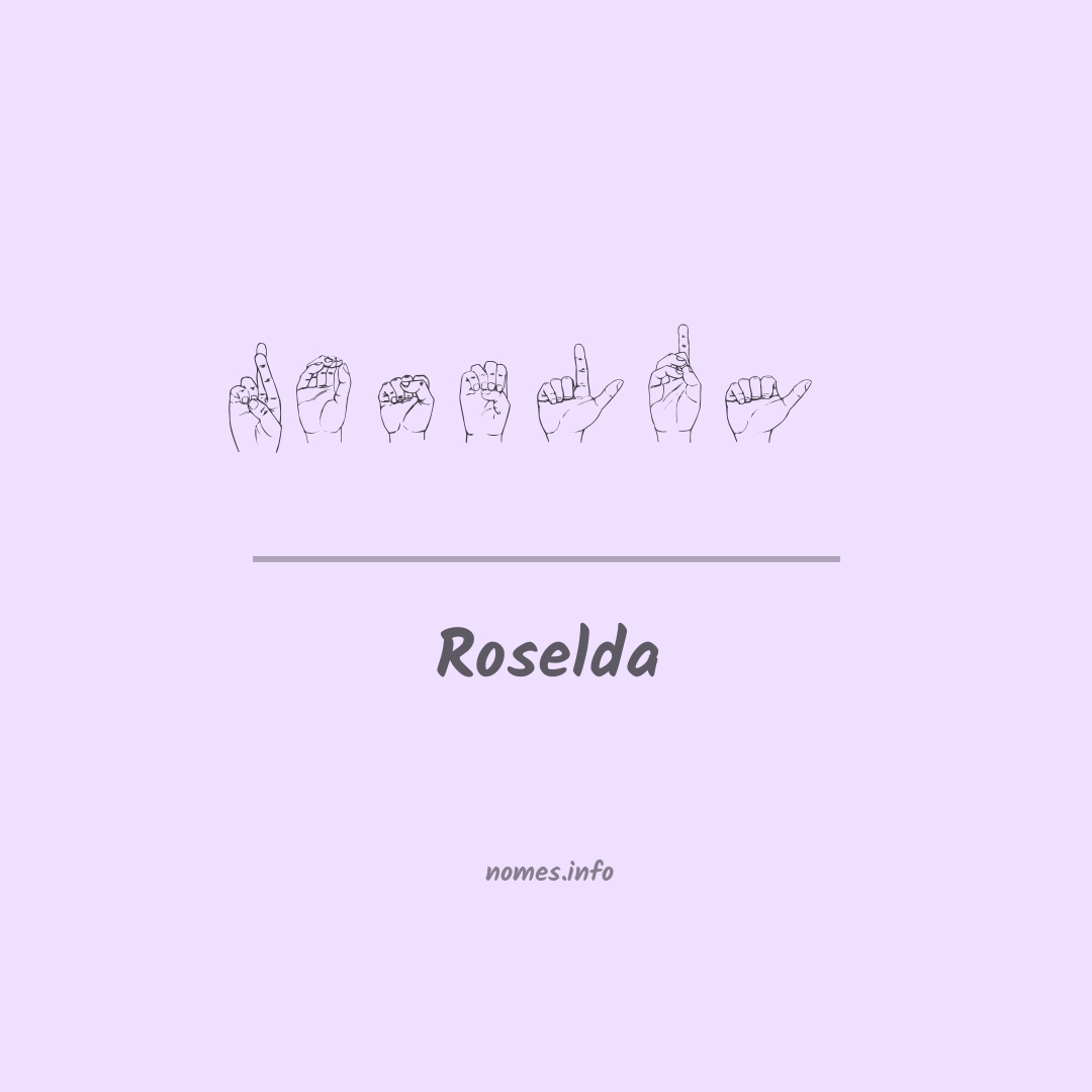 Roselda em Libras Roselda em Libras