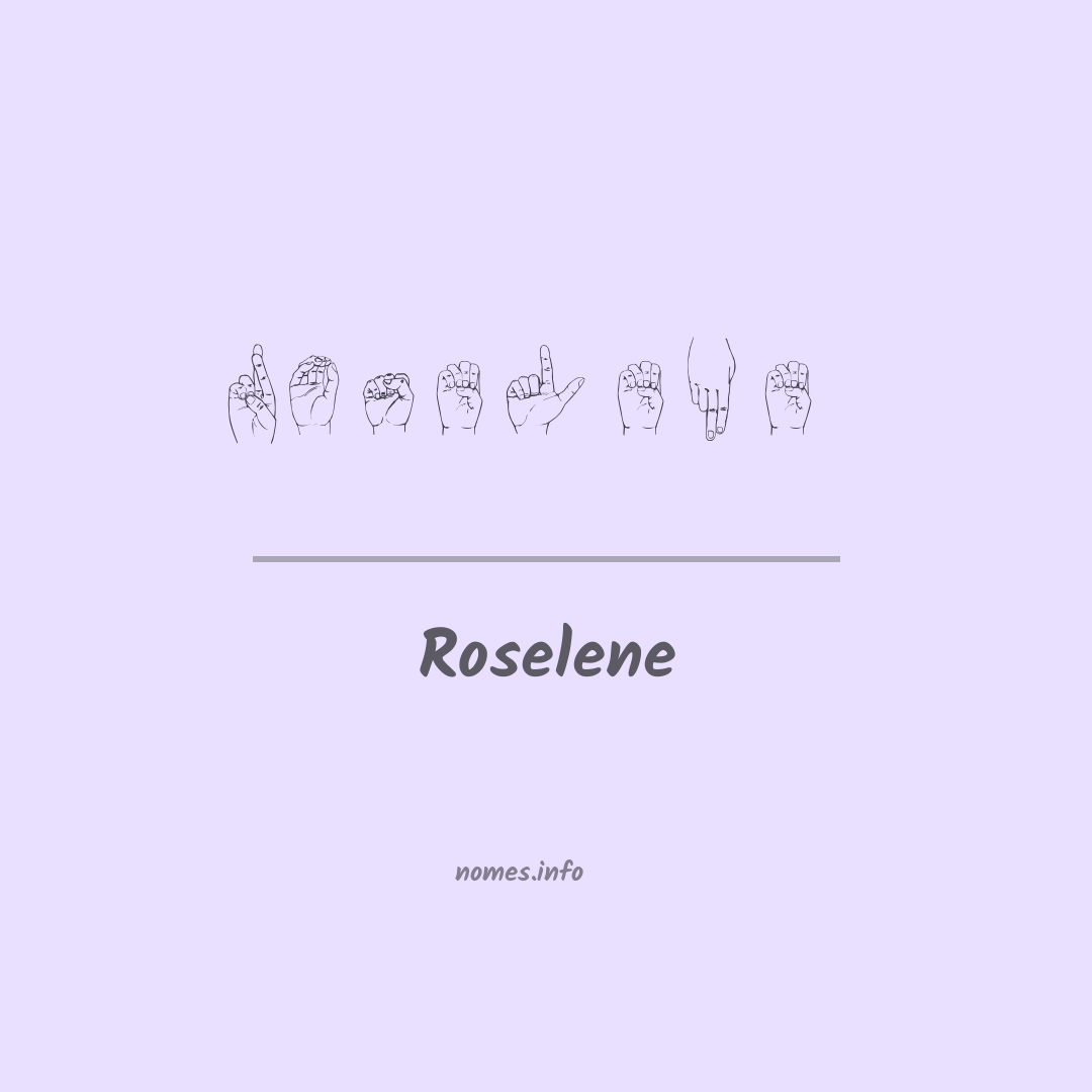 Roselene em Libras