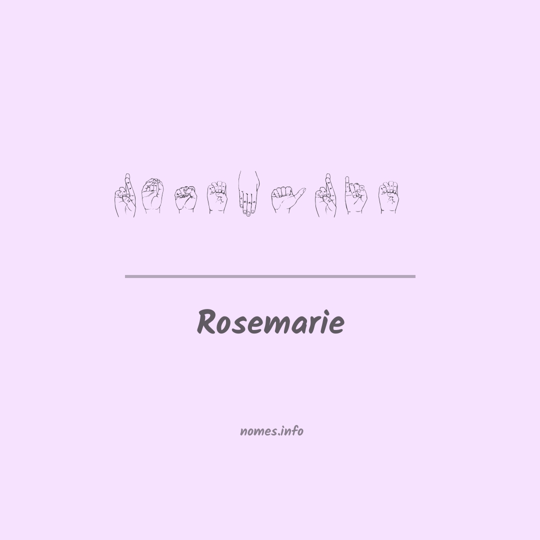 Rosemarie em Libras